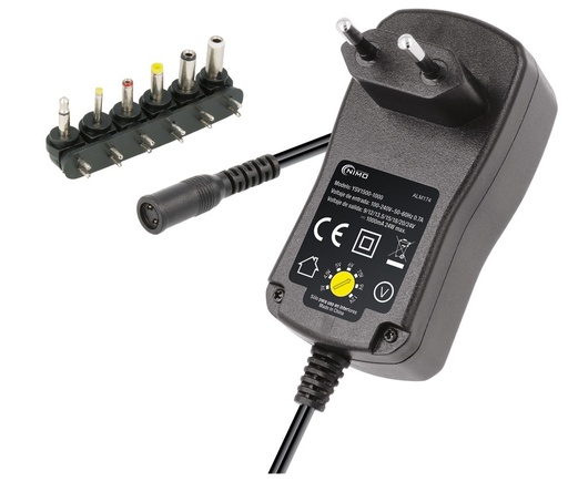 [ALM174ELM] Alimentador Regulable Manual 9..24Vcc/24W/1.000mA. Mod. ALM174