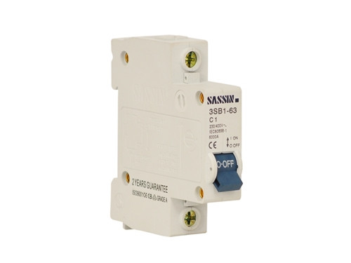 [B61C16NSAS] Int. Aut. magnetotérmico estrecho 1P 16A curva C SASSIN. Mod. 3SB1-63