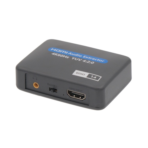 [AV19ELG] Extractor de audio HDMI 4K@60Hz HDCP1.4. Mod. AV19