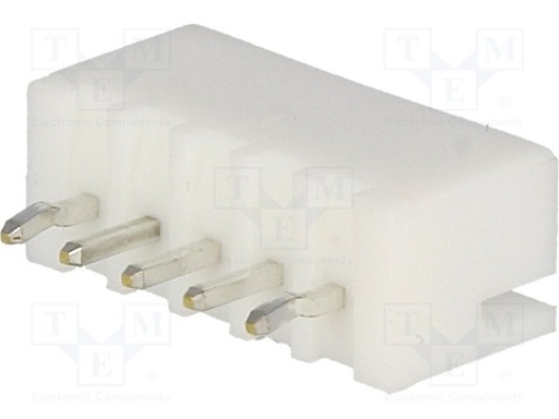 [B5BXHATME] Conector conducto-placa macho XH 2,5mm PIN:5 THT 250V. Mod. B5B-XH-A