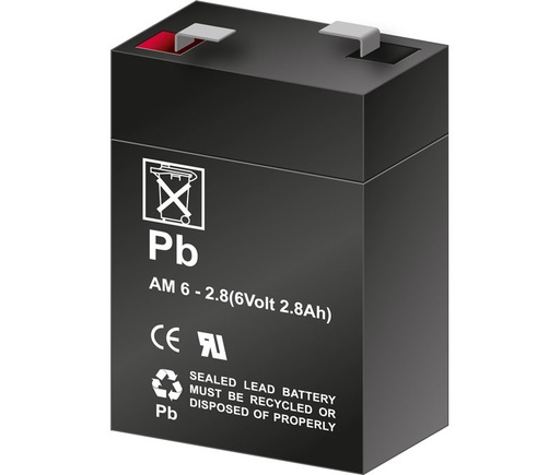 [BAT306ELM] Batería plomo 6V 2.8Ah Mod BAT306