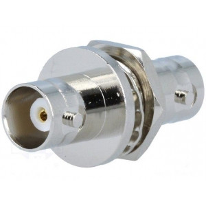 [BNC128TME] Adaptador BNC doble hembra chasis. Mod. 1635ELG