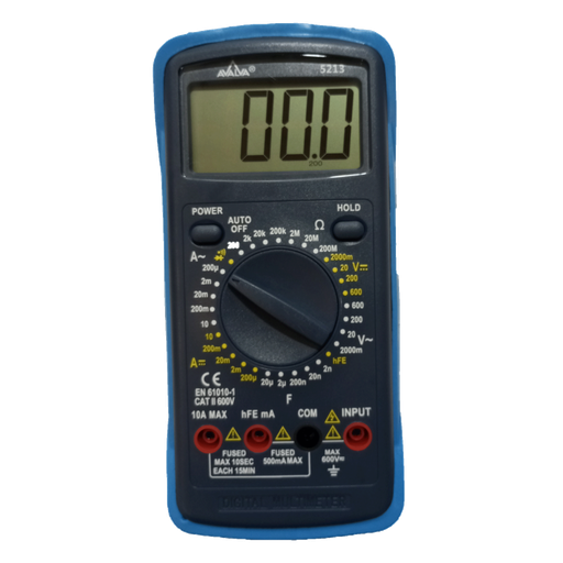 [5213AVA] Multímetro digital CAT II 600V. Mod. 5213
