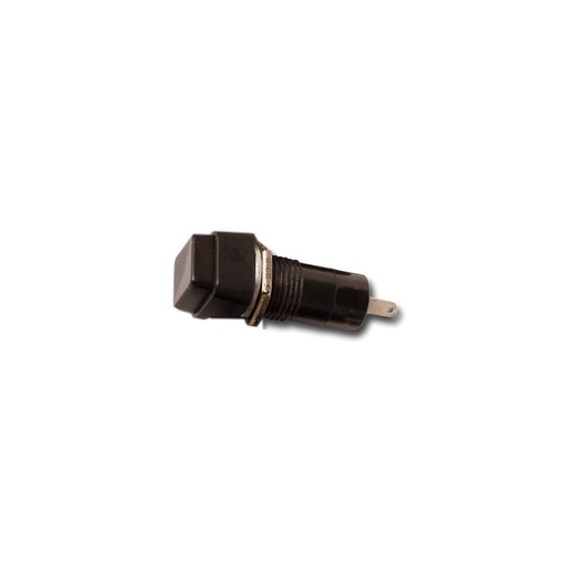 [BR7000017DIM] INTERRUPTOR ROSCADO CUADRADO 2A/250V NEGRO. Mod. 10-10353/N