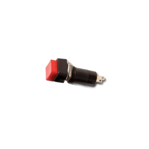 [BR7000018DIM] INTERRUPTOR ROSCADO CUADRADO 2A/250V ROJO. Mod. 10-10353/R