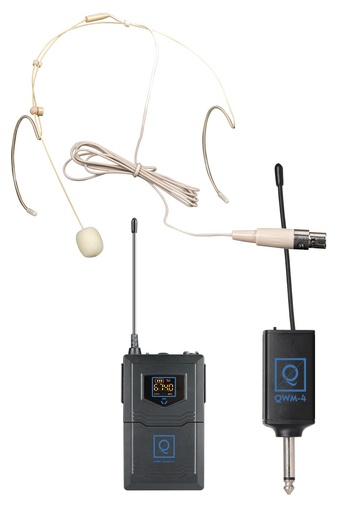 [QWM4HEADSET] Sistema inalámbrico 1 micro diadema OQAN. Mod. QWM-4 HEADSET 863-865Mhz