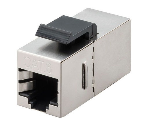 [CON1166ELM] Adaptador hembra hembra RJ45 cat6 FTP keystone. Mod. CON1166