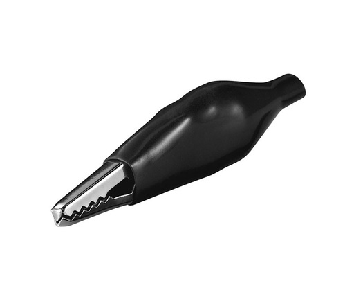 [CON611ELM] Pinza de cocodrilo negra 46,0mm