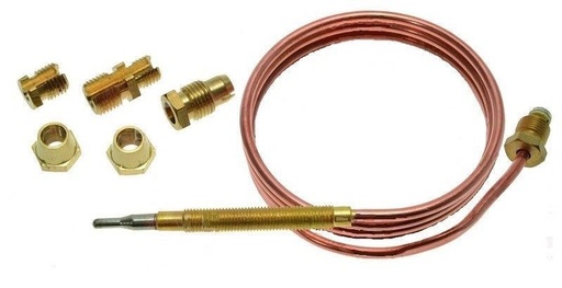 [44TC112] Conjunto Termopar Gas Universal 1200mm M6 (5 Accesorios). Mod. CPAR1200