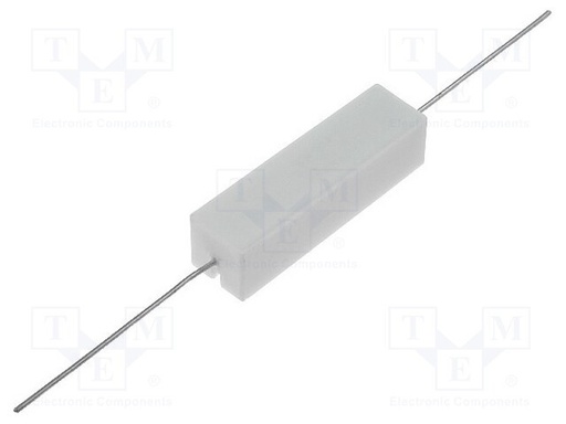 [CRL7W47RTME] Resistencia cementada THT 47Ω 7W ±5% 9.5x9.5x35mm axiales. Mod. R7W47