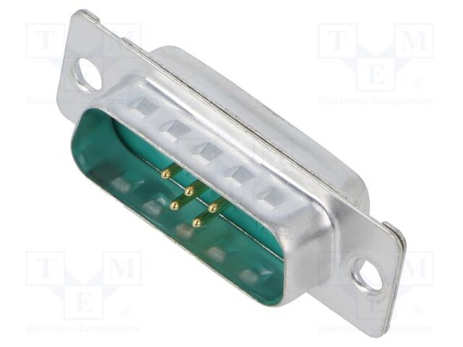 [DA7W2PA00LF] Conector D-Sub 7 pin macho soldar. Mod. DA7W2PA00LF