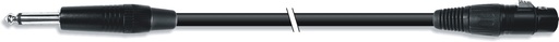 [EQ610402SEME] Conexión Jack 6,3 Mono a XLR hembra 2 Metros. Mod. 43002ELG