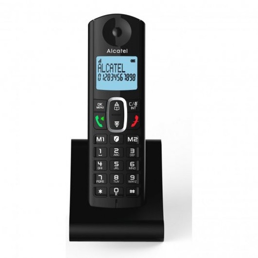 [F685DUODSC] Pack teléfono inalámbrico Alcatel F685 Duo DECT Negros. Mod. F685DUO