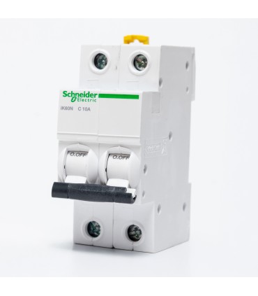 [A9K17210] Int. Aut. Magnetotérmico 2P 10A Curva C Schneider. Mod. A9K17210