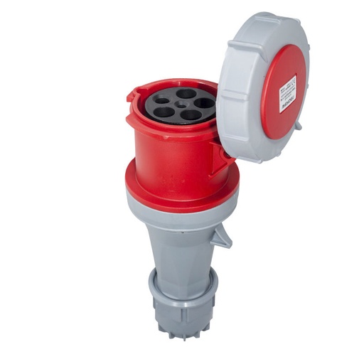 [WE8117] Base industrial aérea 3P+N+TT 63A IP67. Mod. WE-8117