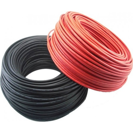 [COF6R] Cable solar unipolar de 6 mm2 de color ROJO. Mod. CABFOT6RJ