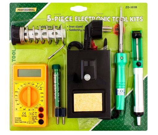 [HRV7573ELM] Kit básico soldadura y multímetro FP. Mod. HRV7573
