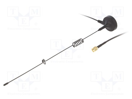 [GSMANT024] Antena GSM 5dBi imán 50Ω 824-960MHz 1710-2700MHz 3 metros. Mod. GSM-ANT024