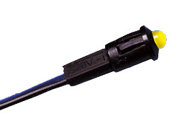 [ILC5012AARI] Piloto led amarillo con cable 12Vcc. Mod. 1285912A