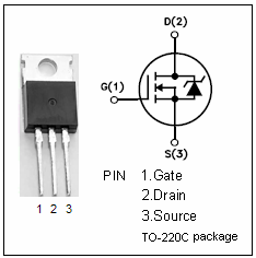 [IRFZ44NMOL] TRANSISTOR MOS-NPN-FET 60V/50A/150W