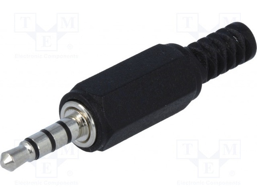 [JC135TME] Conector Jack 2,5mm macho 4 contactos. Mod. JC-135