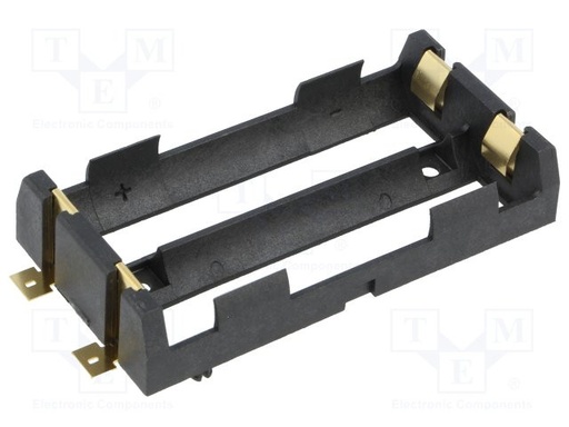 [KEYS1048TME] Portapila 2x18650 litio SMT. Mod. KEYS1048