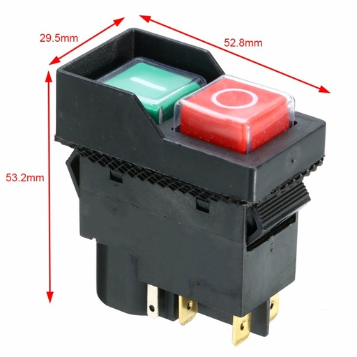 [32P0041] Pulsador marcha paro hormigonera 230V IP54. Mod. KLD-28A
