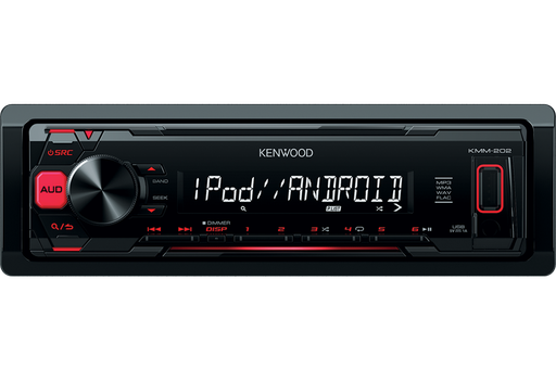 [KMMBT209] Autoradio con Bluetooth USB FM/Am, Micrófono y Ecualizador Kenwood. Mod. KMM-BT209