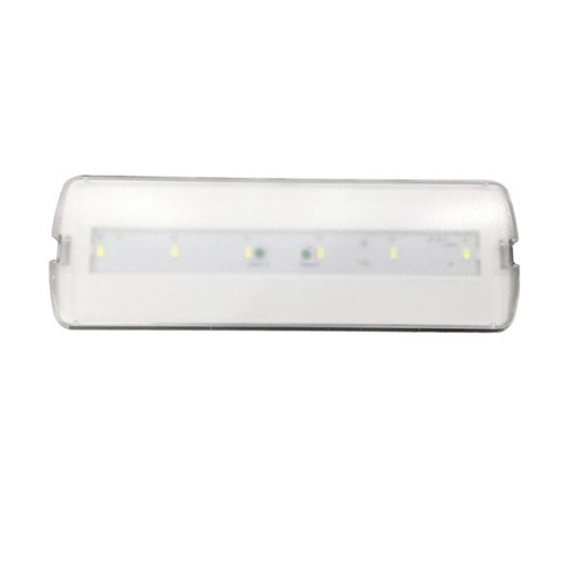 [L116N200LED] LUMINARIA LED EMERGENCIA 3W 200LM 120º 6000K. MOD. L116N200