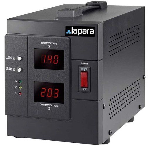 [LAAVR3000LAP] Regulador Automático de Voltaje 3000VA 2400W Lapara. Mod. LA-AVR-3000