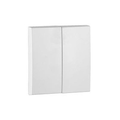 [90614TBR] Tecla doble cruzamiento Efapel Logus 90 blanco. Mod. 90614 TBR