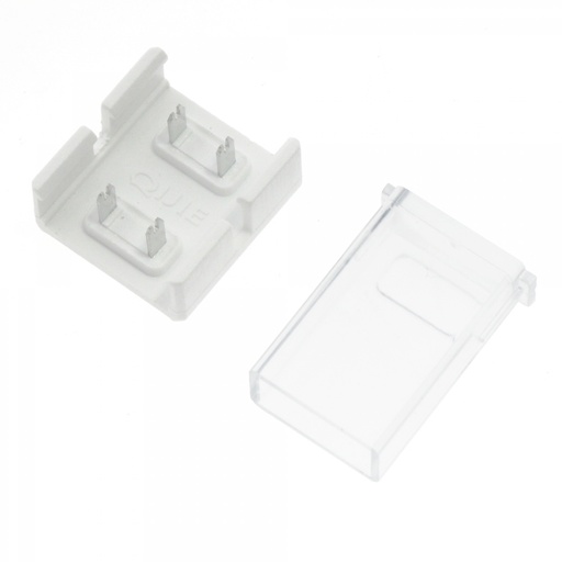 [LM2922] Conector Intermedio Para Tira Led Ip68 10Mm Out 8Mm In 2Pin. Mod. LM2922