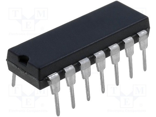 [LM2901NTITME] Comparador universal 2÷36VCC THT DIP14 Comparadores: 4. Mod. LM2901N-TI