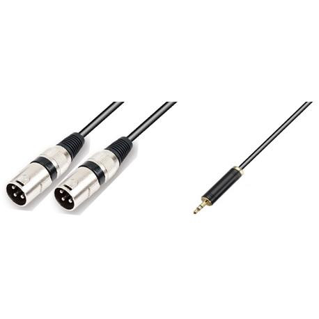 [LYD0312CAL] Conexión audio Mini Jack stereo a 2 XLR macho 2 metros. Mod. LYD031/2