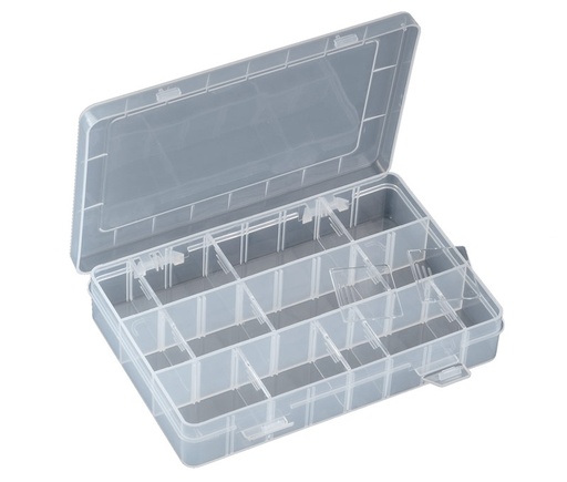 [CM053ELM] Caja clasificadora con 24 departamentos ajustables. Mod. CM053