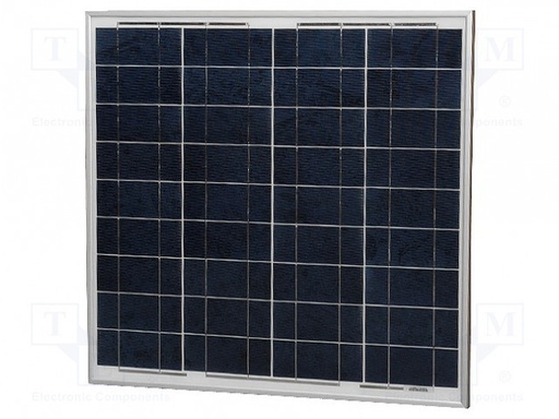 [MF55WTME] Placa solar policristalino 12V 55W 620x668x30mm. Mod. MF-55W