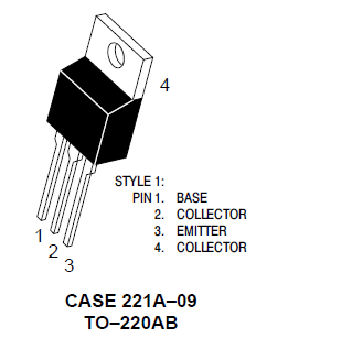 [MJE15031ELM] Transistor de Unión Bipolar Único, Propósito General, PNP, -150 V, 30 MHz, 50 W, -8 A, 40 hFE. Mod. MJE15031