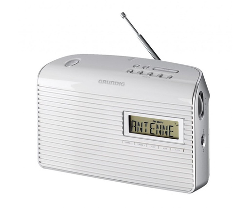 [MUSICBOY61WHDSC] Radio sobremesa AM/FM red y pilas blanco Grundig. Mod. MUSICBOY61WH