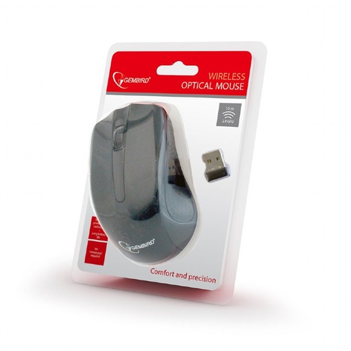 [MUSW4BSC01DMI] Ratón RF inalámbrico Gembird Óptico. Mod. MUSW-10