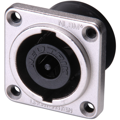 [NL8MPRMON] Conector speakon chasis Neutrik 8 polos. Mod. NL8MPR