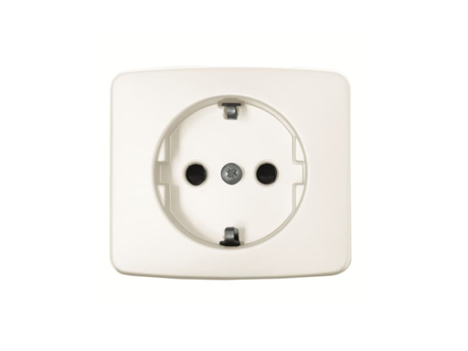 [8288BA] Tapa de enchufe 2P+TT serie Niessen Arco blanco alpino. Mod. 8288BA