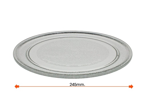 [PLAT0245IBR] Plato microondas Ø 245 mm. Mod. PLAT0245