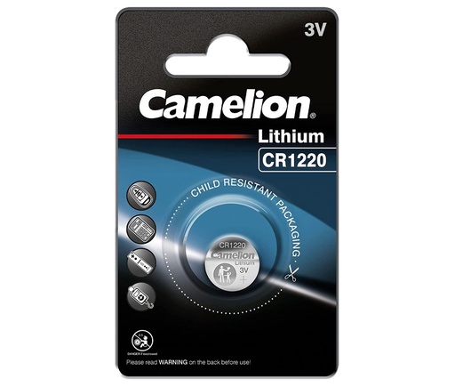 [PLI023ELM] Pila Litio botón 3V 38 mAh. Mod. CR1220MAX