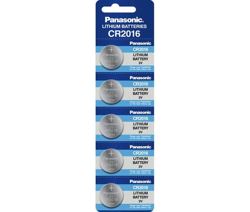 [PLI255ELM] Pila Litio botón 3V Panasonic. Mod. CR2016