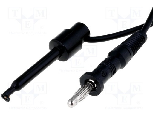 [PPOM36BTME] Cable de prueba PVC 0,95m negro 10A 60VCC ABS. Mod. PPOM-36/B