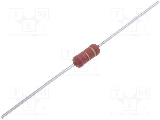 [PR021MTME] Resistencia THT 1MΩ 2W ±5% Ø3,9x12mm. Mod. R2W1M