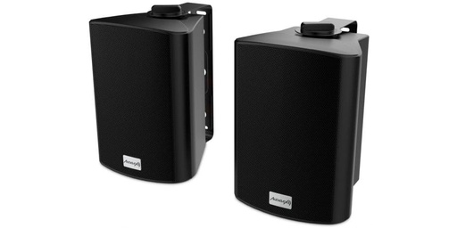 [PR62ABLACK] Pareja de altavoces activos negros 40W+40W Audibax. Mod. PR-62 A
