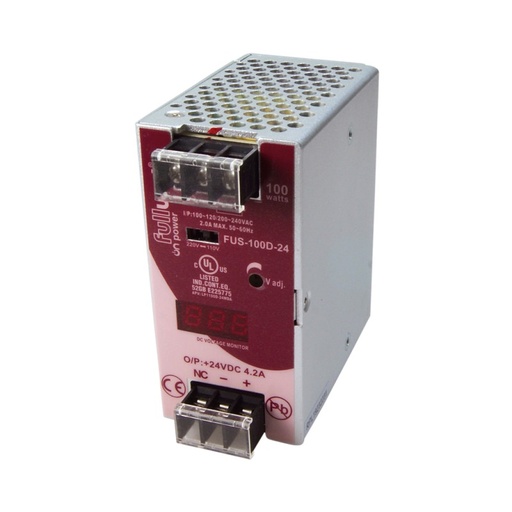 [FUS100D24] Fuente de alimentación conmutada de 100W 24Vdc 4,2A Fullwat. Mod. FUS-100D-24