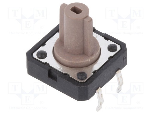 [PTS125SM122] Microconmutador 2 Posiciones 0,05A/12VCC THT. Mod. PTS125SM12-2