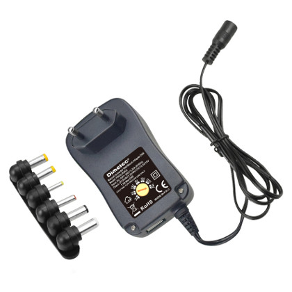 [PW2000005DIM] Alimentador multitensión de 5V A 15V máx 3000 mA. Mod. PW20-00005